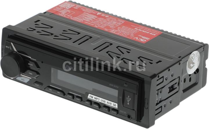 Автомагнитола ACV AVS-812W, 1DIN, 4×50Вт, USB