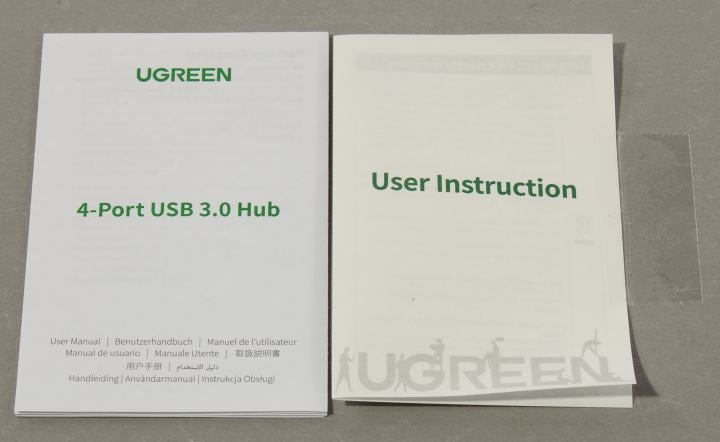UGREEN <70336> USB3.0 4-port  Hub, питание USB-C
