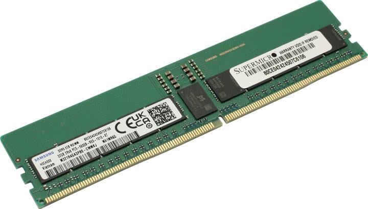 Supermicro <MEM-DR532MD-ER56> DDR5 RDIMM 32Gb  <PC5-44800> ECC Registered