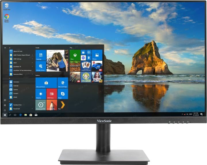 Монитор Viewsonic VA2406-H, 23.8", VA, 1920×1080, 75 Гц