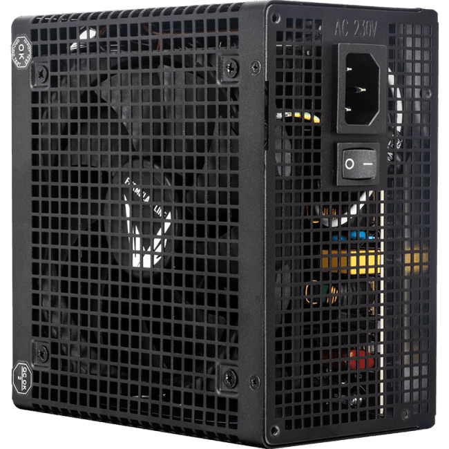 Блок питания Formula (Aerocool) APMM-500BD, 500W, Ret, ATX3.1/PCIe 5, 80+Bronze, Direct cables, Japanese Cap., 12cm fan