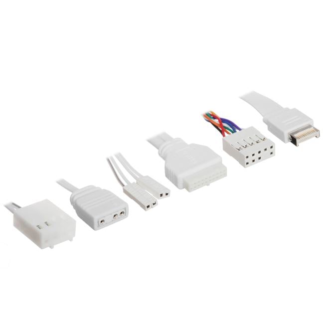 C3T500 ARGB WH PcCooler  Корпус без блока питания/ Case PCCooler , Midi-Tower, TG, 6x120mm ARGB, 1xUSB-C 3.1  +  2xUSB-A
