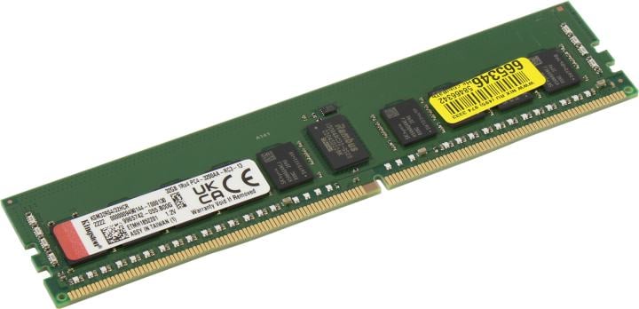 Оперативная память Kingston Server Premier DDR4 32GB RDIMM 3200MHz ECC Registered 1Rx4, 1.2V (Hynix C Rambus)