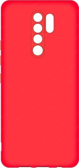 Чехол (клип-кейс) BoraSCO для Xiaomi Redmi 9 Microfiber Case красный (39070)