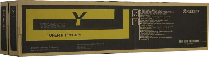 Тонер-картридж Kyocera TK-8505Y  Yellow  для  TASKalfa 4550ci/4551ci/5500ci/5551ci