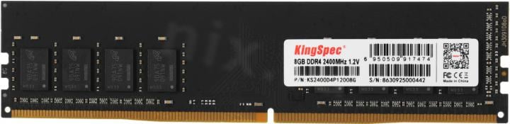 Оперативная память DDR4 DIMM 8Gb, KingSpec (KS2400D4P12008G)