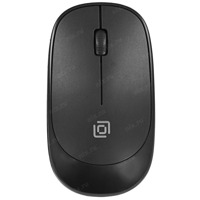 OKLICK Wireless Keyboard & Optical Mouse <S255W> Black (Кл-ра,USB,FM+Мышь 3кн,  Roll,  USB,  FM) <1909361>