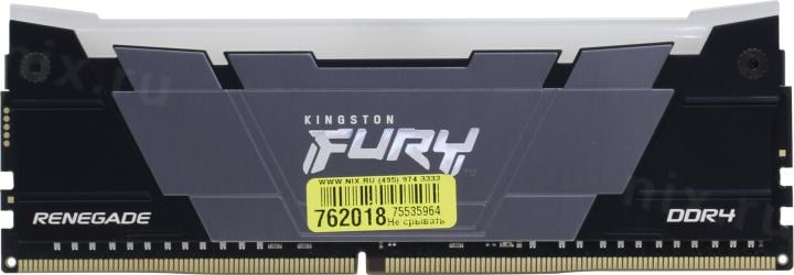 Kingston FURY Renegade RGB <KF432C16RB2AK2/64> DDR4 DIMM 64Gb  KIT  2*32Gb  <PC4-25600> CL16
