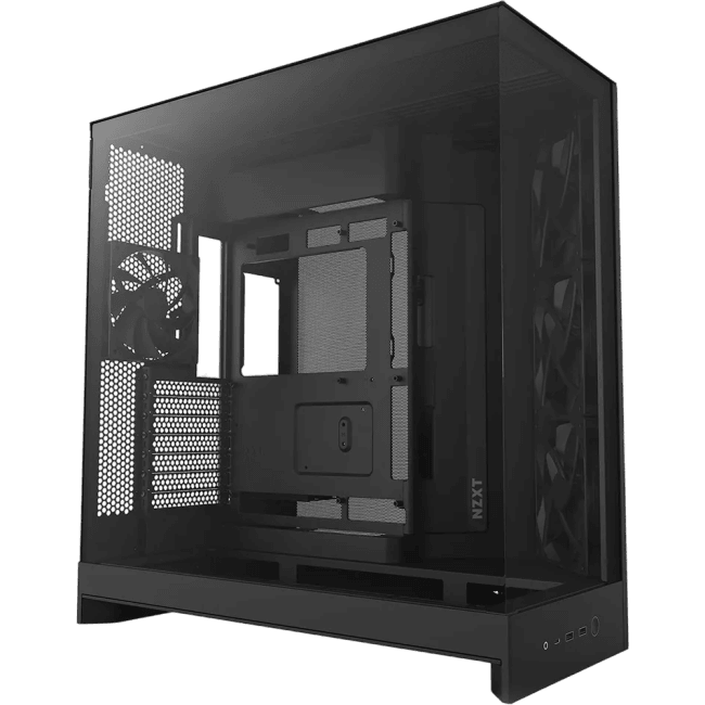 CM-H92FB-P1 NZXT  Корпус без блока питания/ Case NZXT H9 Flow RGB+ (2025), Midi-Tower, TG, 6x140mm RGB + 1x120mm  RGB,  2