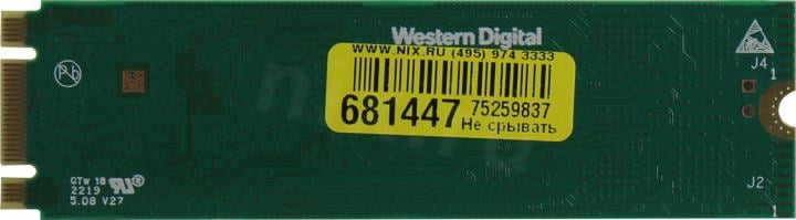 SSD 1 Tb M.2 2280 B&M 6Gb/s WD  Blue SA510 <WDS100T3B0B>