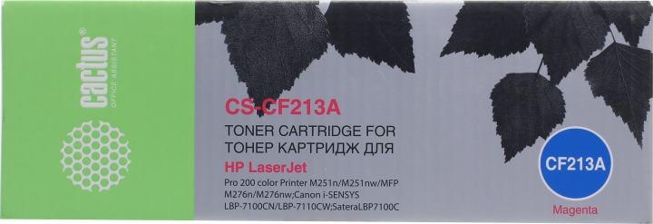 Картридж Cactus CS-CF213A Magenta для HP  LJ  Pro  200 M251/M276n