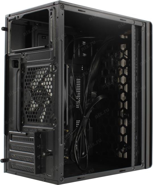 Minitower Aerocool <Evo Mini-G-BK-V1> Black MicroATX  без  БП