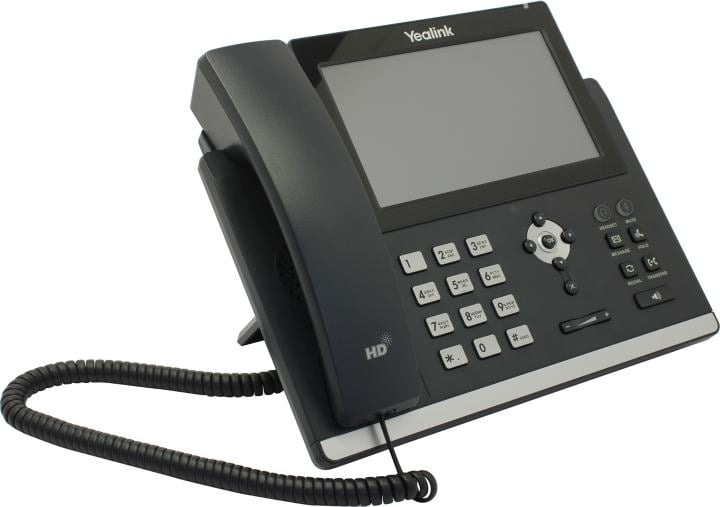 IP-телефон Yealink SIP-T48U, сенсорный экран, 16 аккаунтов, PoE, GigE