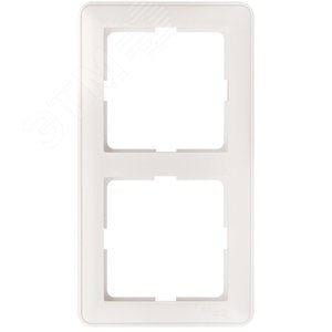 Рамка Schneider Electric KD-2-18, 2-местная, слоновая кость