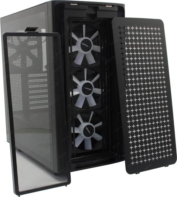 Miditower Deepcool CK560 <R-CK560-BKAAE4-G-1> Black E-ATX  без  БП,  с окном