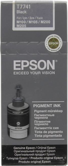 Чернила Epson T7741 Black  для EPS M100/105/200