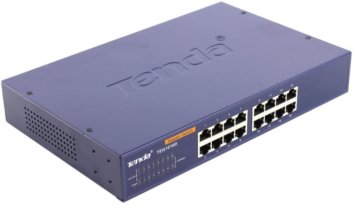TENDA <TEG1016D>16-Port Gigabit Ethernet  Switch (16UTP 1000Mbps)