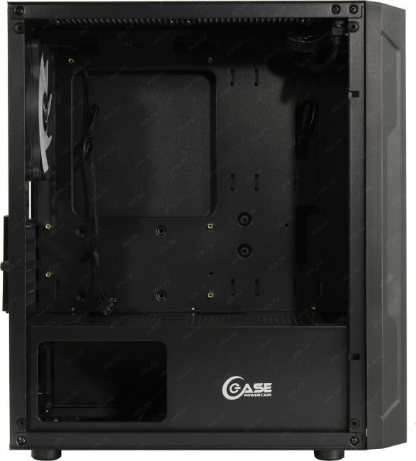 Minitower Powercase Mistral Micro Z3B Mesh LED <CMIMZB-L3> MicroATX,  без  БП