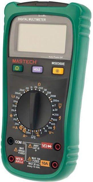 Мультиметр Mastech MS8360E, цифровой, емкость/индуктивность