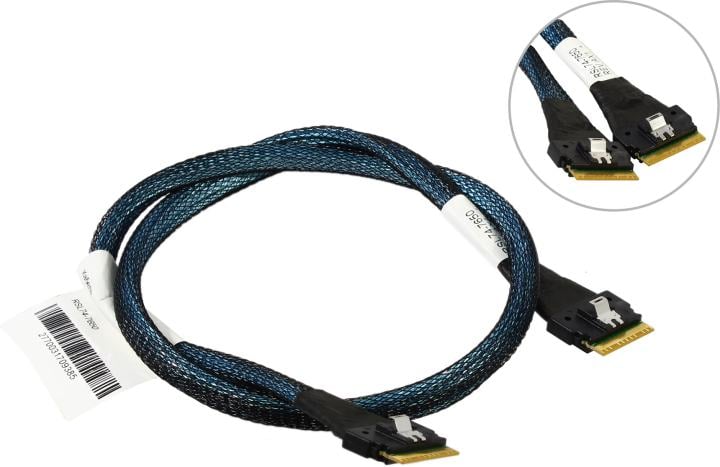 Amphenol <RSL74-7650> Кабель SFF-8654  (x8)<->SFF-8654  (x8)