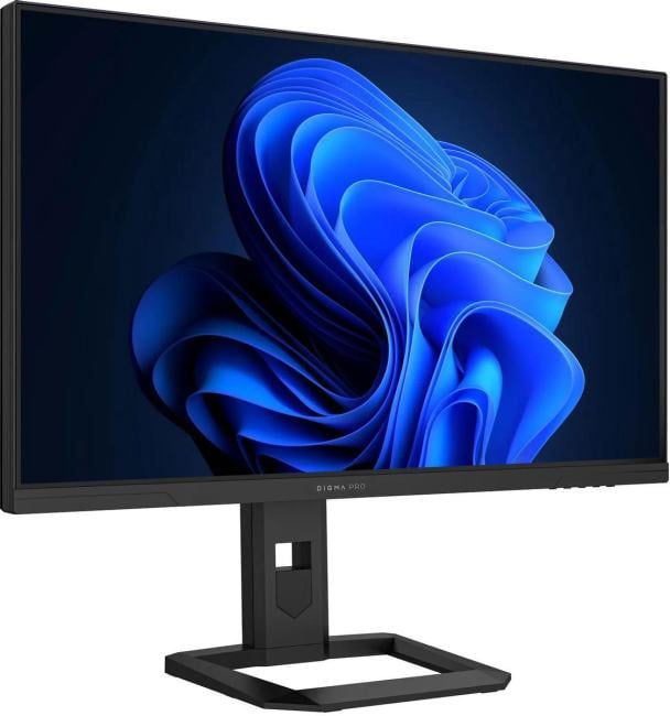 Монитор Digma - Action M, 27", 16:9, IPS, 1 мс, 450cd/m², 1000:1, 3840x2160 (4K), 160 Гц, 2x HDMI, 1x DP, HAS, Pivot, speakers, цвет чёрный, DM27SP07