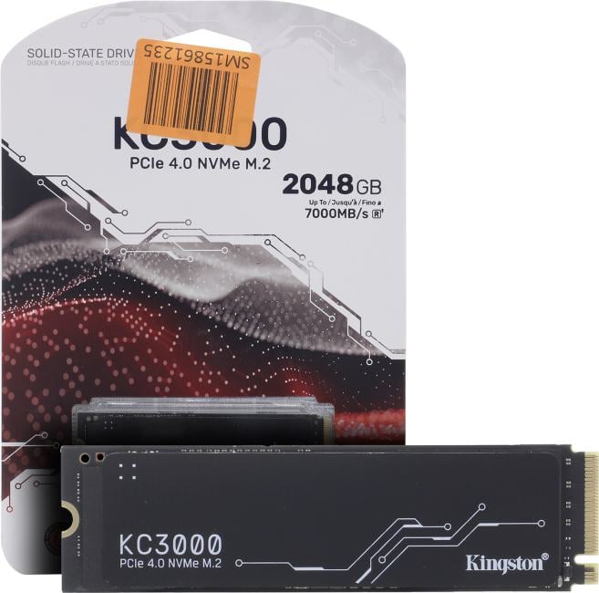 SSD 2 Tb M.2 2280 M Kingston KC3000  <SKC3000D/2048G> 3D TLC