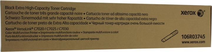 Картридж Xerox 106R03745, для VersaLink C7020/7025/7030, черный, 23,6К стр.