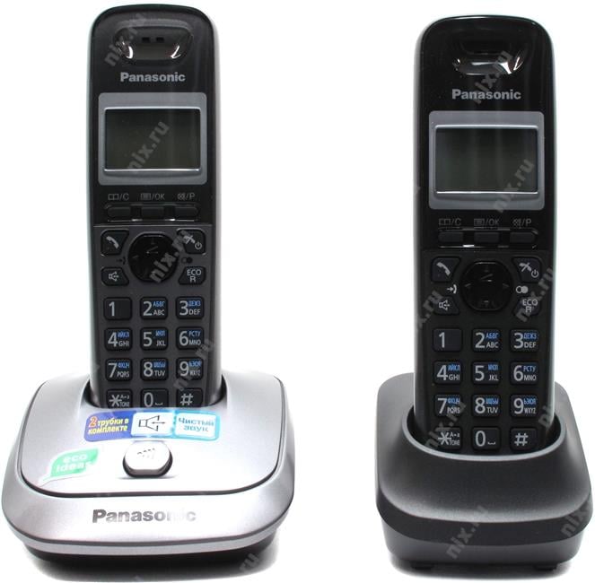 Panasonic KX-TG2512RU1 <Titan> р/телефон (2 трубки  с  ЖК  диспл., DECT)