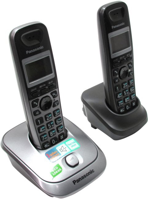 Panasonic KX-TG2512RU1 <Titan> р/телефон (2 трубки  с  ЖК  диспл., DECT)
