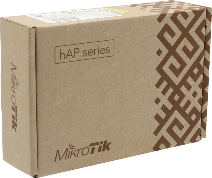 MikroTik <RB941-2nD> RouterBOARD hAP Lite (3UTP 100Mbps,  1WAN, 802.11b/g/n, 1.5dBi)