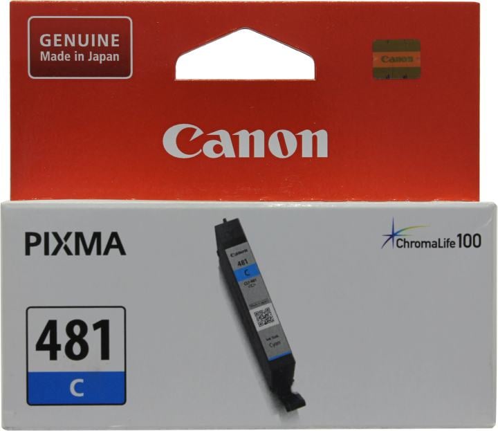 Чернильница Canon CLI-481C Cyan для  Pixma  TR7540/TR8540/TS6140/TS8140/TS9140