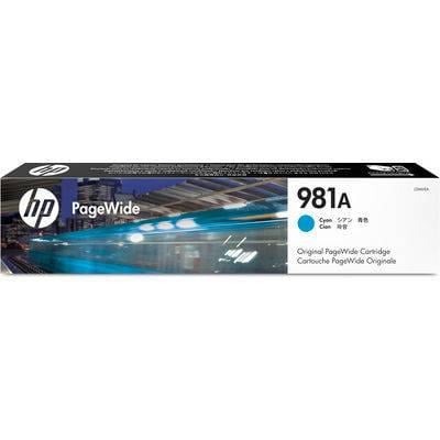 Картридж струйный HP № 981A J3M68A для HP PageWide Enterprise Color 556dn/56xh/MFP 586z/MFP 586dn/ MFP 586f, голубой