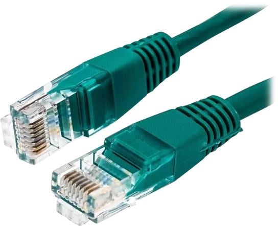 Кабель патч-корд U/UTP 5e кат. 5м Filum FL-U5-5M-G 26AWG(7x0.16 мм), омедненный алюминий (CCA), PVC, зелёный