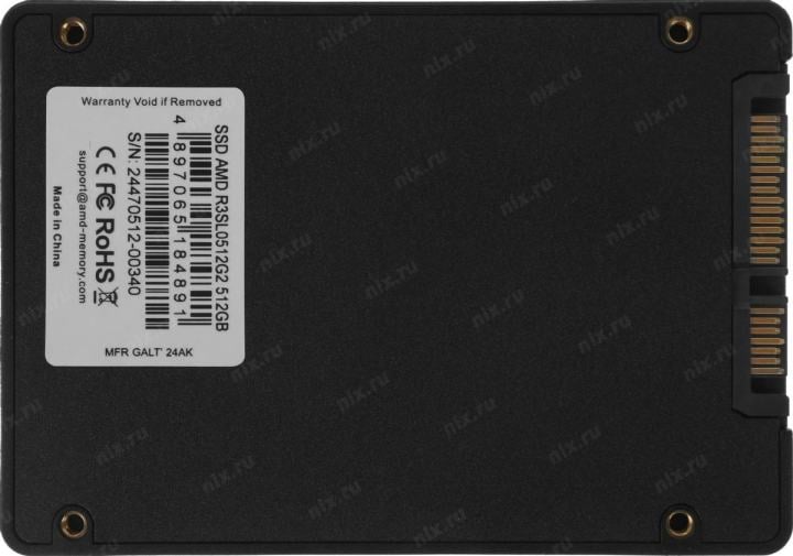 SSD 512 Gb SATA 6Gb/s AMD  Radeon  R3  <R3SL0512G2> 2.5"