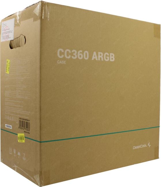 Miditower Deepcool CC360 ARGB <R-CC360-BKAPM3-G-1> Black  MicroATX без БП