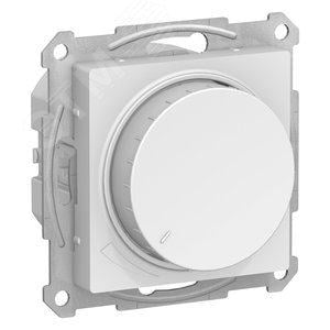 Светорегулятор поворотно-нажимной AtlasDesign 400Вт механизм бел. Systeme Electric ATN000123