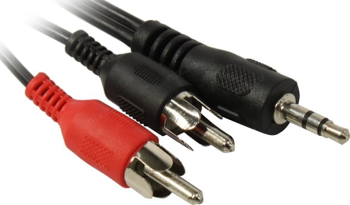 Шнур 3.5мм стерео штекер - 2 RCA 3М REXANT (Цена за шт., в уп. 10 шт.)