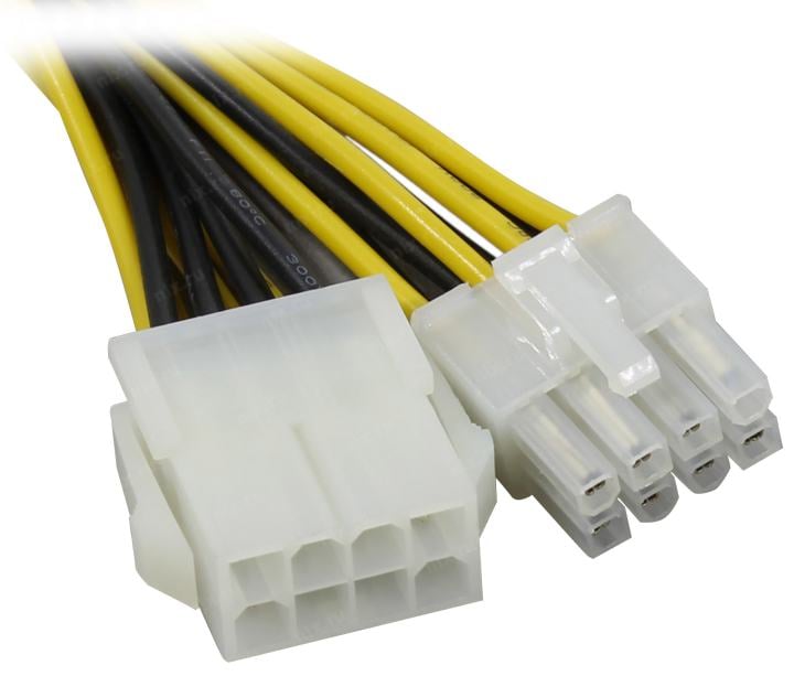 Удлинитель питания Espada E8pinEXTCabMb50, 8pin для мат. платы, 50см