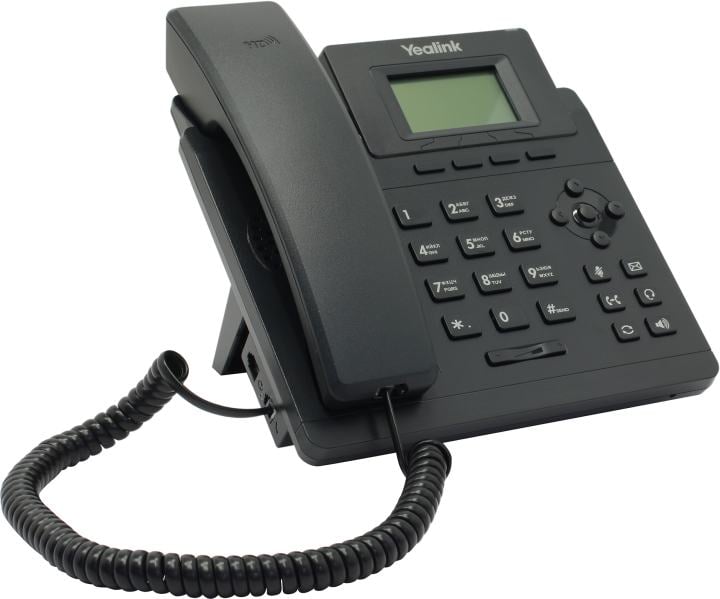 IP-телефон Yealink SIP-T30, 1 аккаунт, 2.3" LCD