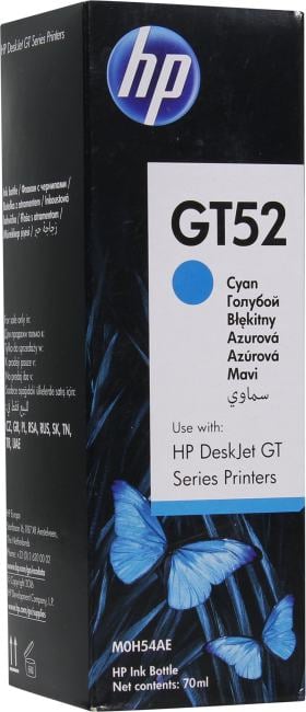 Чернила HP GT52 M0H54AE/M0H54AA Cyan для HP  Deskjet  GT