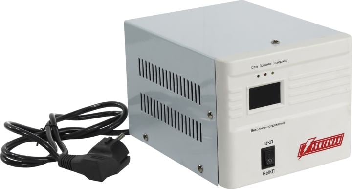 Стабилизатор Powerman AVS 1000A (вх.160-260V, вых.220V±8%, 1000VA, 1  розетка  Euro)
