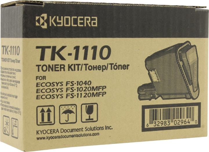 Картридж Kyocera TK-1110, черный, 2500 страниц