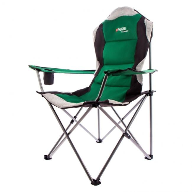 Кресло складное Palisad Camping с подлокотниками и подстаканником 60x60x110/92 см