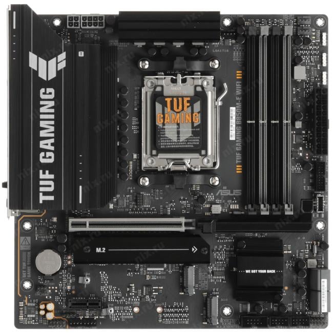 ASUS TUF GAMING B850M-E WIFI (RTL) AM5 <B850> PCI-E HDMI+DP  2.5GbLAN+WiFi+BT  SATA  MicroATX 4DDR5
