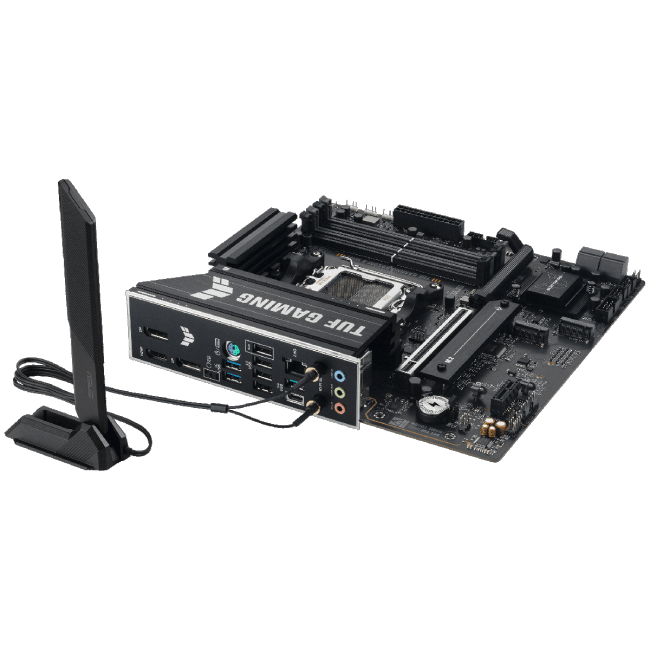 ASUS TUF GAMING B850M-E WIFI (RTL) AM5 <B850> PCI-E HDMI+DP  2.5GbLAN+WiFi+BT  SATA  MicroATX 4DDR5