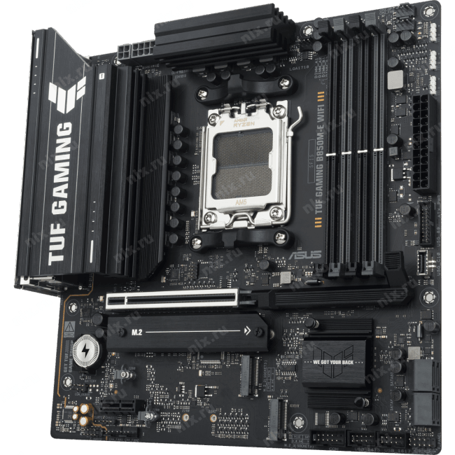 ASUS TUF GAMING B850M-E WIFI (RTL) AM5 <B850> PCI-E HDMI+DP  2.5GbLAN+WiFi+BT  SATA  MicroATX 4DDR5