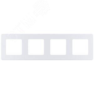 Рамка Legrand 673966 Inspiria жемчуг  - 4 поста