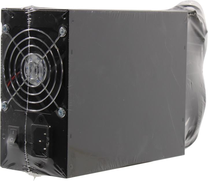 Exegate EX292190RUS Серверный БП 400W ExeGate ServerPRO-400ADS (ATX, APFC, КПД 82% (80 PLUS), 2x8cm fans, 24pin, (4+4)pin, PCIe, 9xSATA, black)