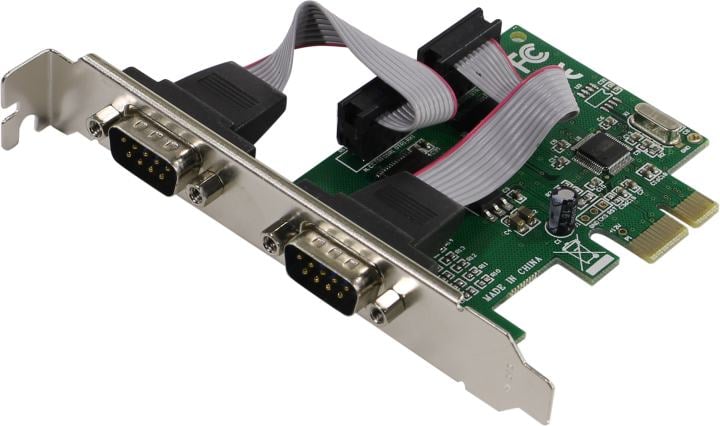 ExeGate EXE-307 (OEM) PCI-Ex1,  Multi  I/O,  2xCOM9M <EX283706RUS>