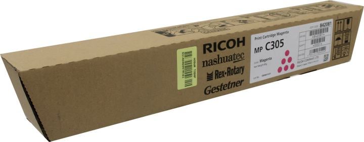 Картридж лазерный Ricoh 842081, Magenta, тип MPC305E, 4000 стр.